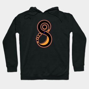 Solaris Moebius Orange / Violett (Logo Vertikal) Hoodie